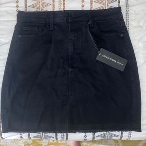 Black Denim Skirt size Medium